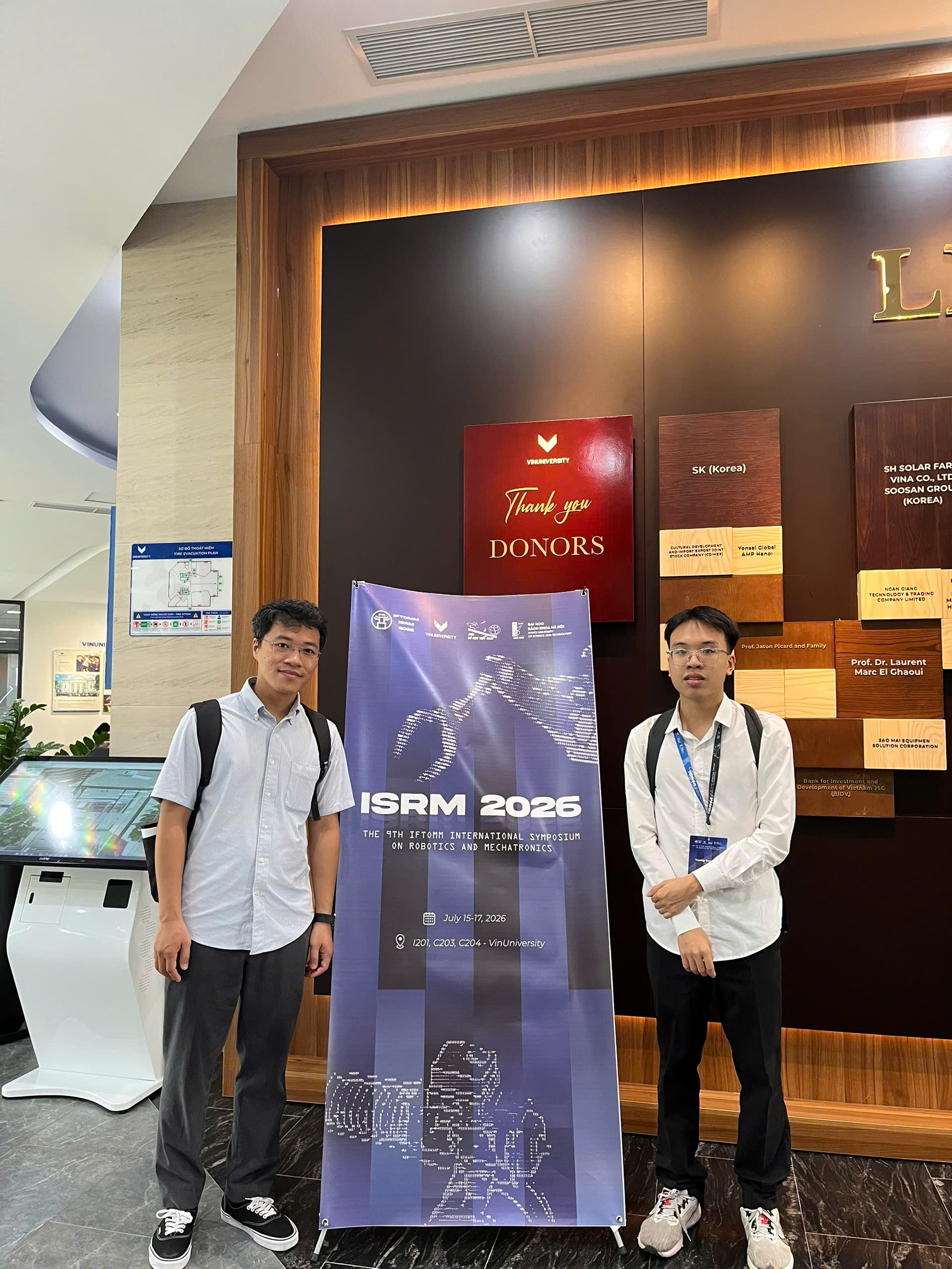 AiRA Lab members at the ISRM 2026 conference venue.